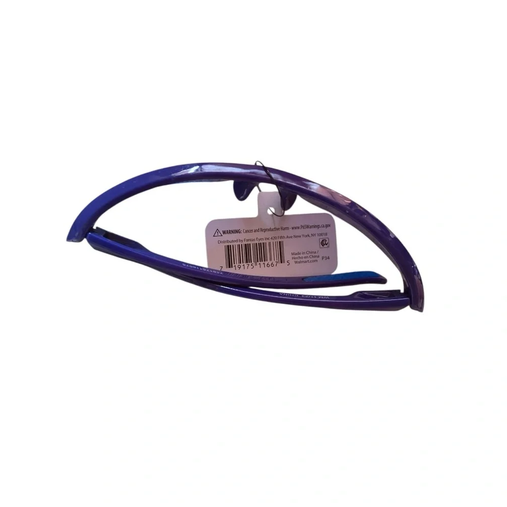 Plastic Sports Wrap Semi-Rimless Sunglasses with Mirrored Lenses